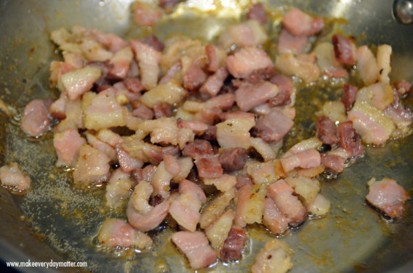 Stuffy Stuff pancetta frying WM