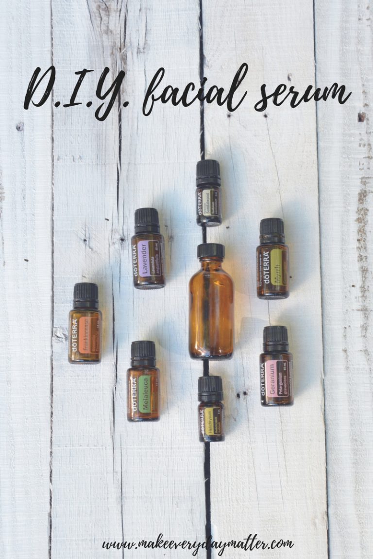 Acne, Gluten & D.I.Y. Facial Serum