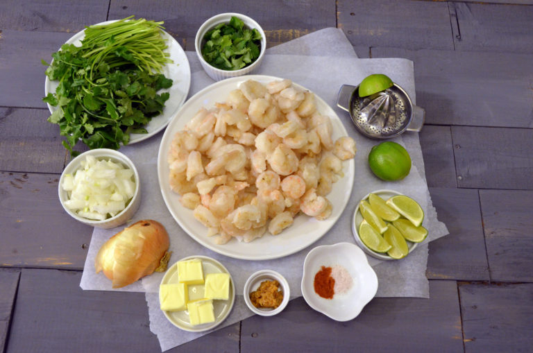 Garlic & Cilantro Baked Shrimp